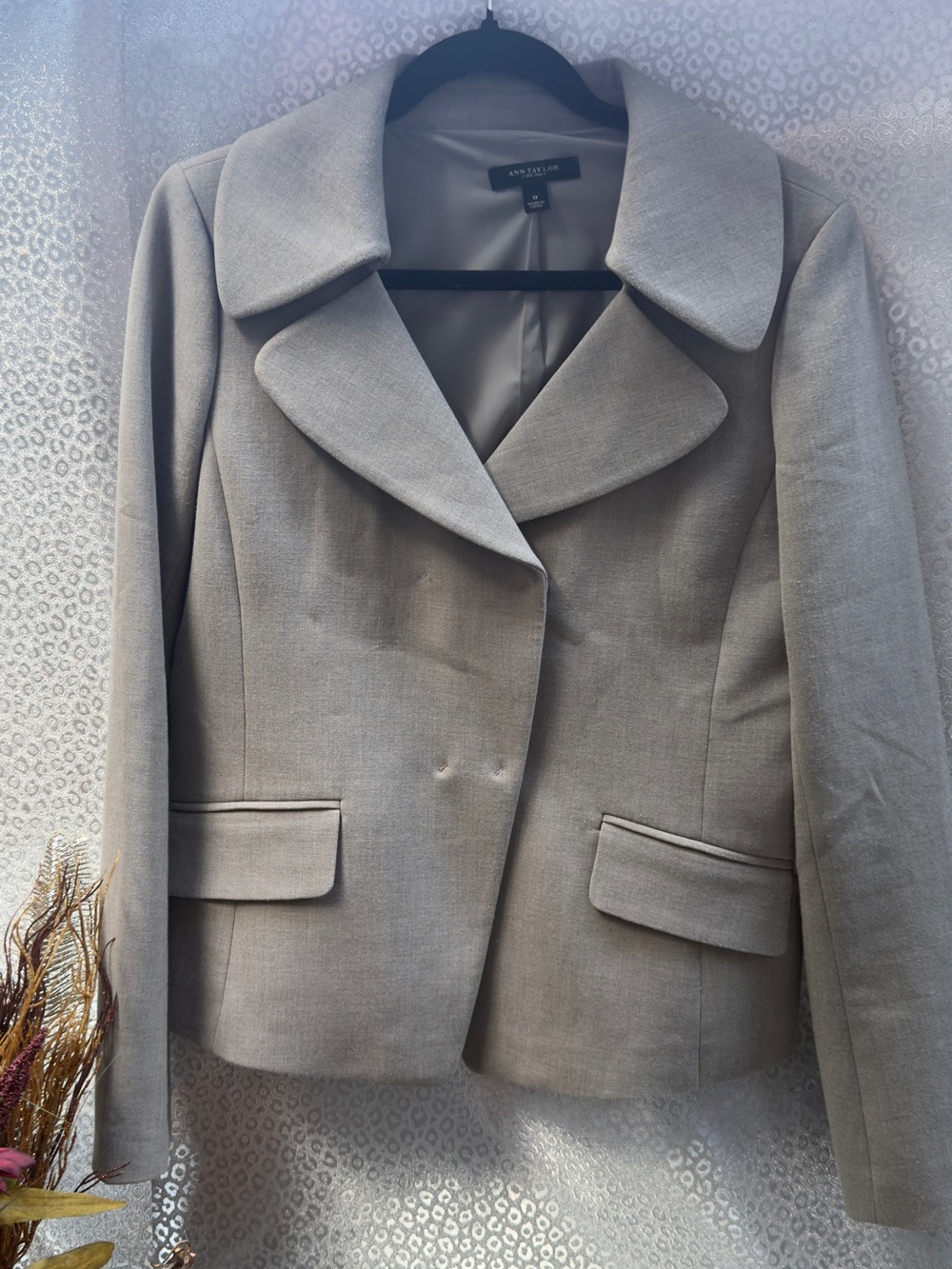 Ann Taylor Light Taupe Women's Tailored Blazer